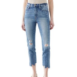 Frame Le Sylvie Jagged Edge Jeans in Masonic 🆕️